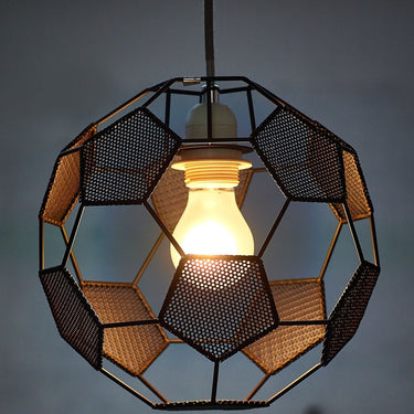 Suspension Avec Abat-Jour En Forme De Ballon De Football-Lampe Veilleuse